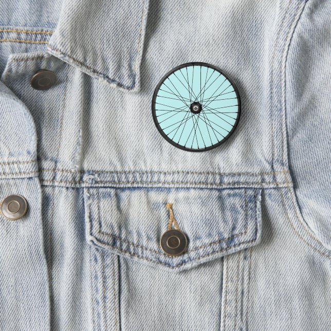 bicycle wire wheel 2 inch round button (In Situ)