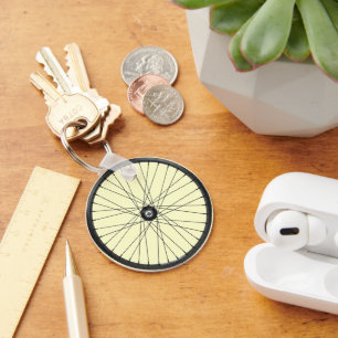 bicycle wire wheel keychain