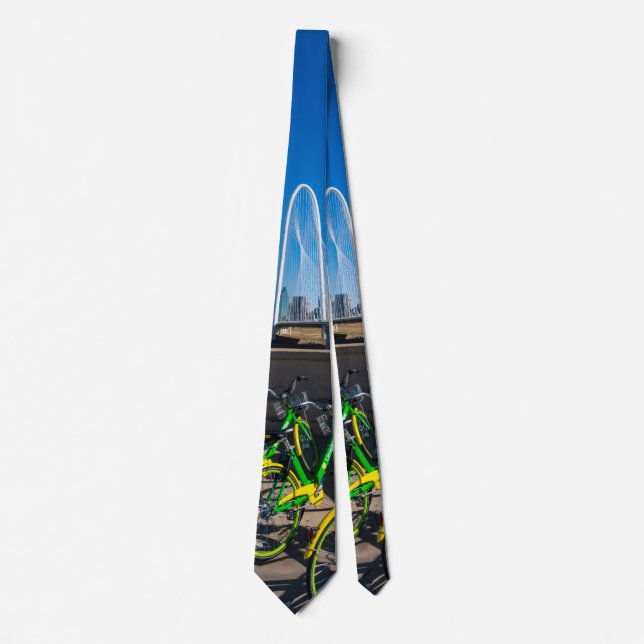 Bicycles And Dallas Neck Tie (Front)