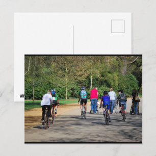 Bicycles and Pushchairs Postcard