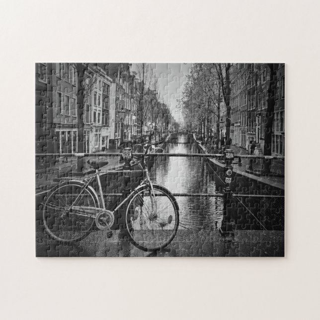 Bicycles & Canals Jigsaw Puzzle (Horizontal)