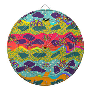Bicycles Fun Novelty Dartboard