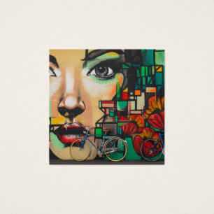 Bicycles on Graffiti wall