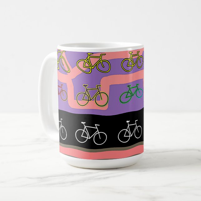  Bicycles Repeat  Coffee Mug (Front Left)
