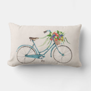Bicyclette et fraises Lève oreiller