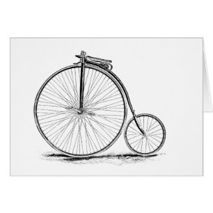 Bicyclette vintage de Haut-Roue de quart de penny