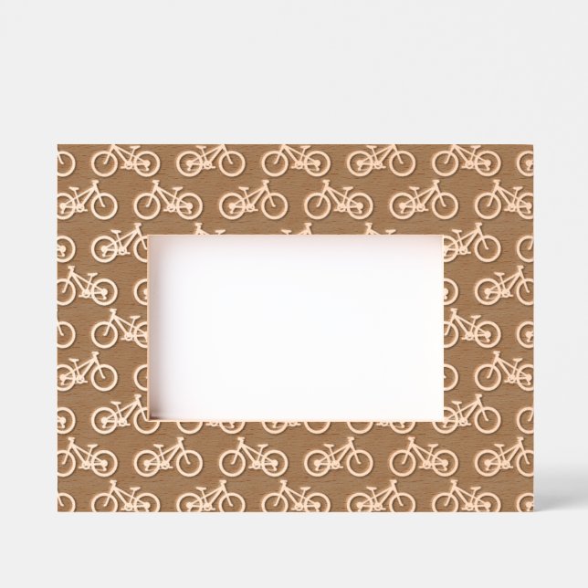Bicyclettes Cadre photo gravé laser (Recto)