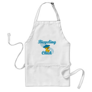 Bicycling Chick #3 Standard Apron