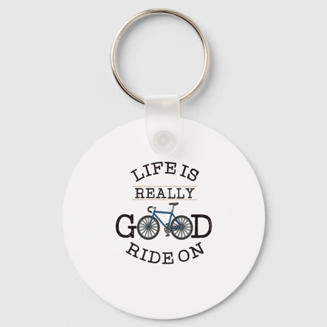 Bicycling Keychain (Front)