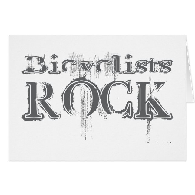 Bicyclists Rock (Front Horizontal)