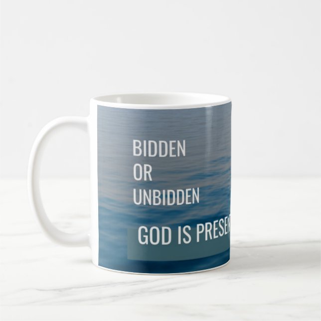 Bidden or Unbidden Coffee Mug (Left)