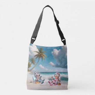 Biddie Buddies Brand Cross Body Beach Bag and Tote