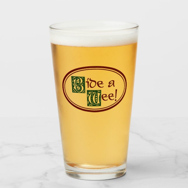 BIDE A WEE by Jeff Willis Art Glass (Front Filled)