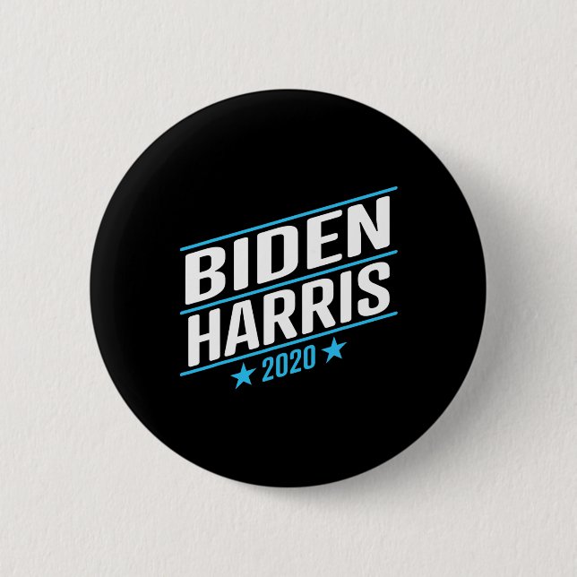 Biden 2020 And Kamala Harris On The One Ticket 2  Inch Round Button (Front)