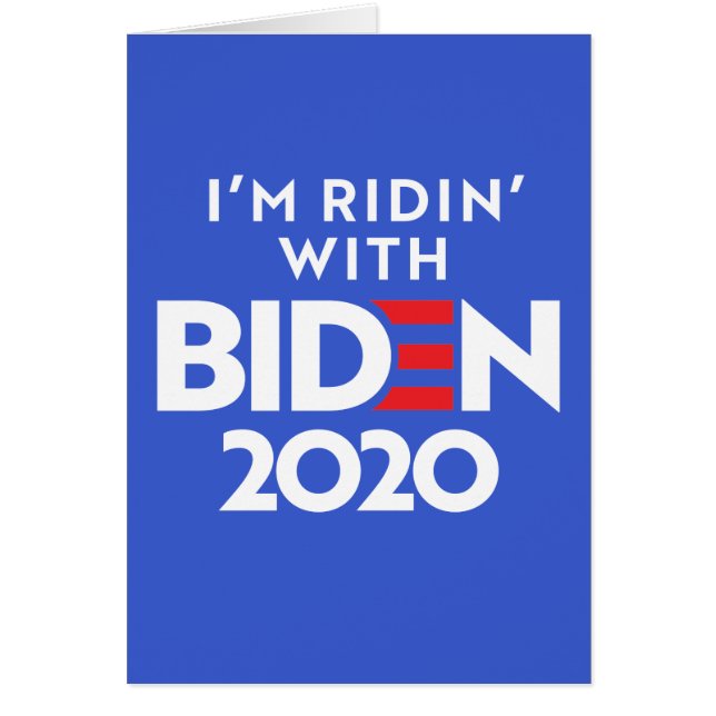 BIDEN 2020 - Ridin avec Biden (Devant)