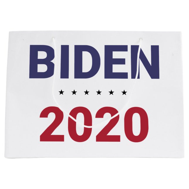 Biden 2020 (US Election) Large Gift Bag (Front)