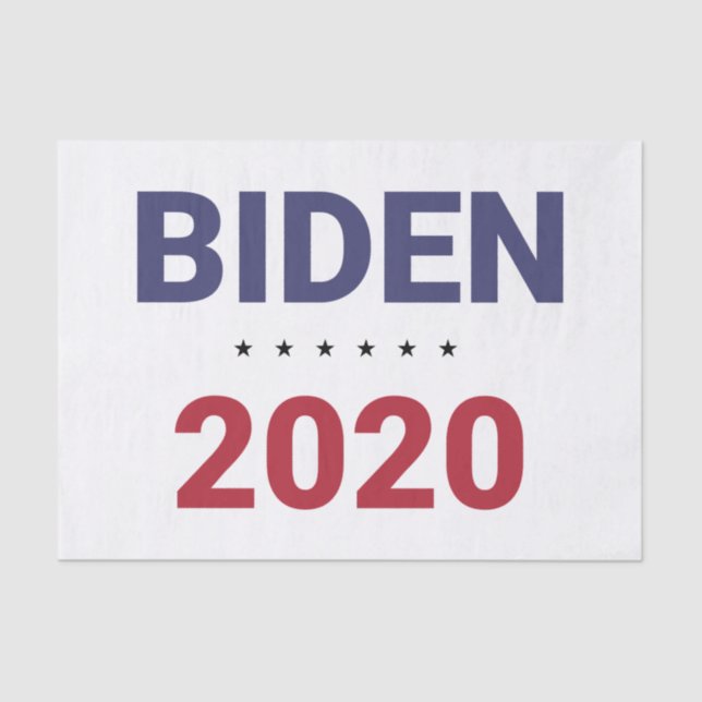 Biden 2020 (US Election) Tissue Paper (Front)