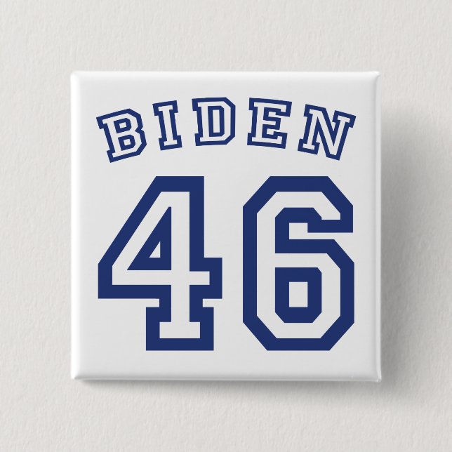 BIDEN 46 2 INCH SQUARE BUTTON (Front)