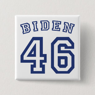 BIDEN 46 2 INCH SQUARE BUTTON