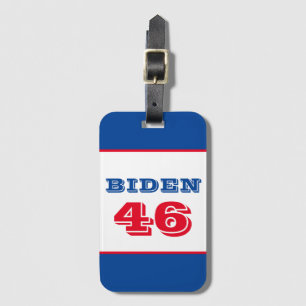Biden 46 Collegiate Style Luggage Tag