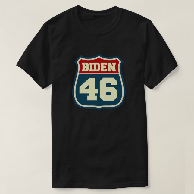 Biden 46 - Elected Celebrate Joe Biden 46th T-Shirt (Design Front)