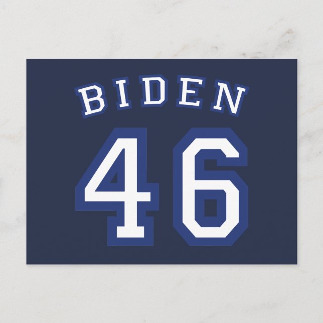 BIDEN 46 POSTCARD (Front)