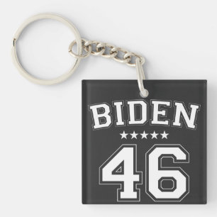 Biden 46th president keychain