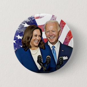 Biden and Harris 2020 Presidential Election 2 Inch Round Button