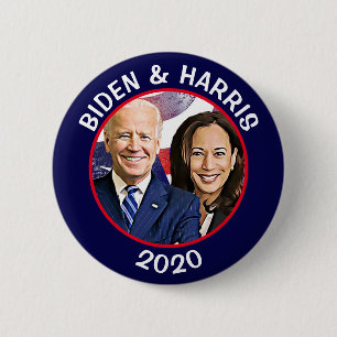 Biden and Harris 2020 US Election Rally 2 Inch Round Button
