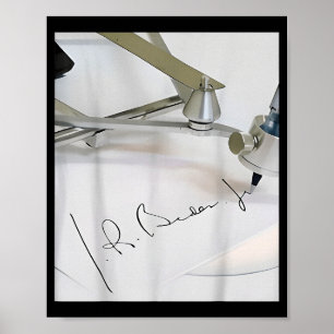 Biden Autopen Signature Funny Poster