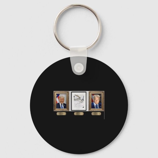 Biden Autopen Signature  Keychain (Front)