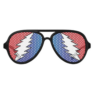 Biden Bolt Aviator Party Sunglasses