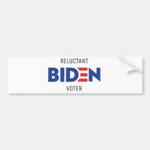 Biden Bumper Sticker for Reluctant Voters