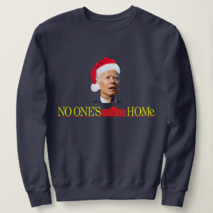 Biden Christmas Funny Sweatshirt Maison seule