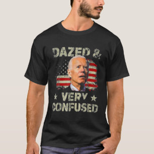 Biden Dazed And Very Confused Tiedye Funny Anti Bi T-Shirt