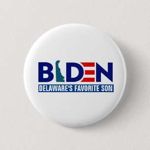 Biden: Delaware's Favorite Son 2 Inch Round Button