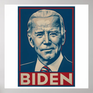 Biden Election 2024 Retro political Poster