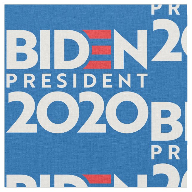 BIDEN FOR PRESIDENT 2020 FABRIC (Close Up)