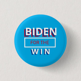 Biden for the Win - Light Blue 1 Inch Round Button