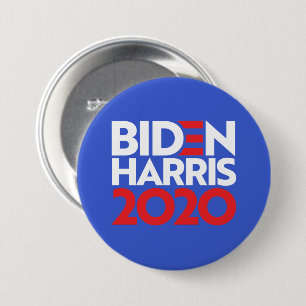 BIDEN HARRIS 2020 3 INCH ROUND BUTTON