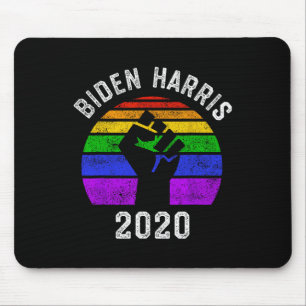 Biden Harris 2020 Black Lives Problem Lgbt Gay Pri Mouse Pad