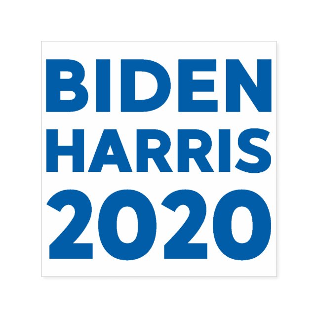 Biden Harris 2020 bold text election Self-inking Stamp (Design)