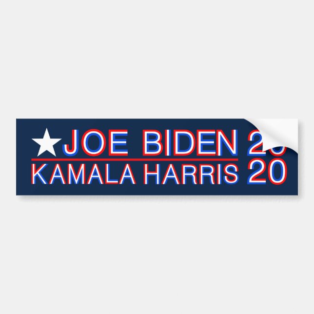 Biden, Harris 2020 Bumper Sticker (Front)