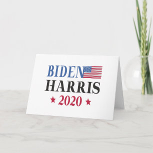 Biden Harris 2020 Card