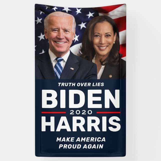 Biden Harris 2020 Custom Campaign Banners (Vertical)