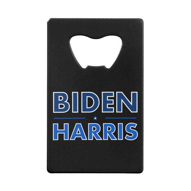 Biden Harris 2020 Election Credit Card Bottle Opener (Front)