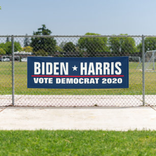 Biden Harris 2020 election vote democrat political Banner