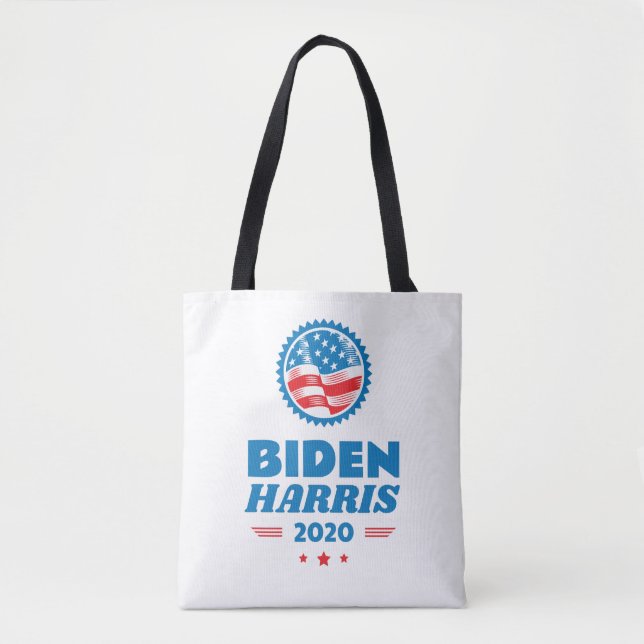 Biden Harris 2020 Flag Seal 2 Tote Bag (Front)