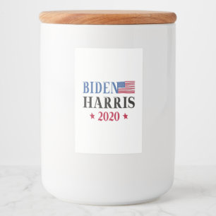 Biden Harris 2020 Food Label