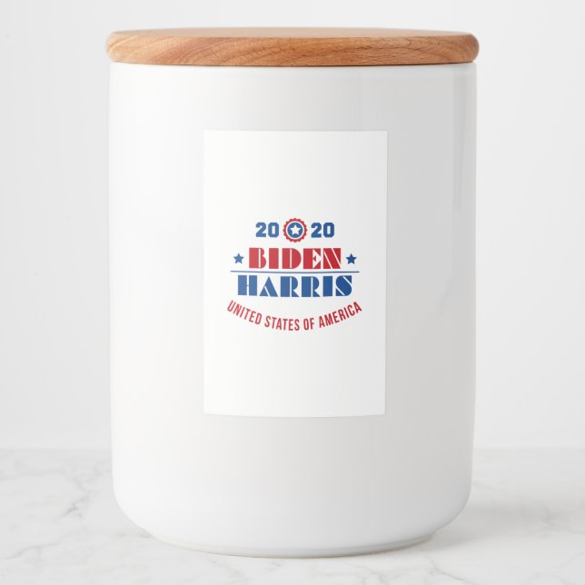 Biden Harris 2020 Food Label (Front)